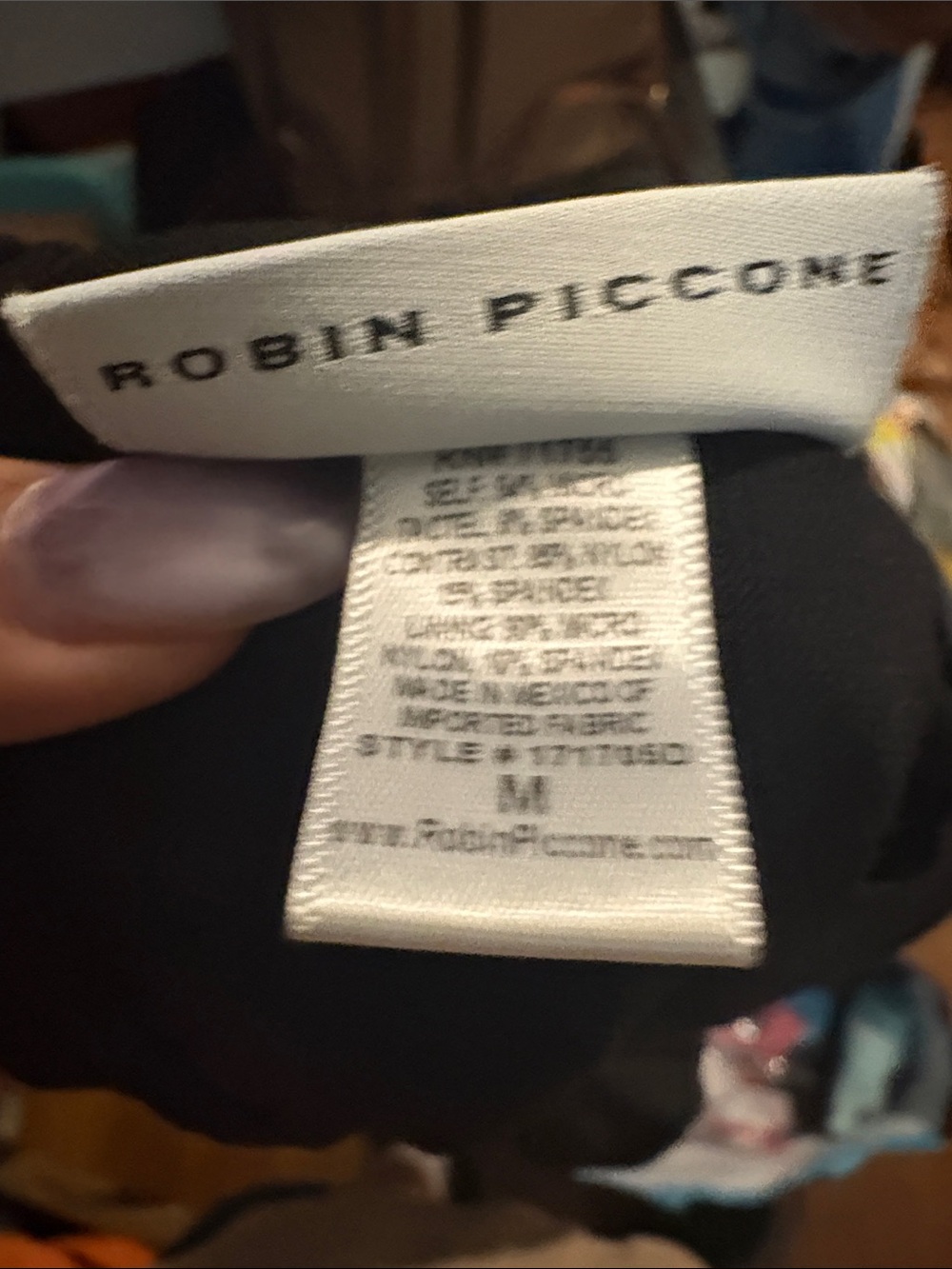 Robin Piccone Black Women’s Swim Undershirt